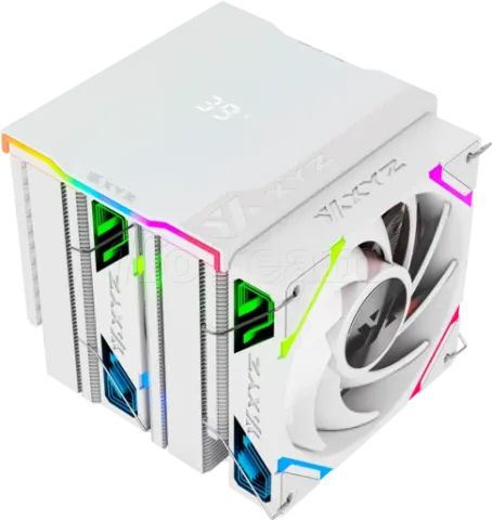 Photo de Ventilateur pour processeur XYZ Thermax 6 Pro Duo RGB (Blanc)