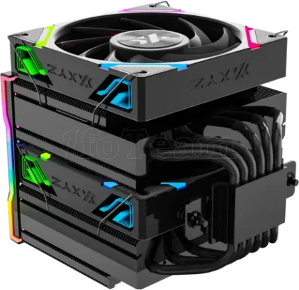 Photo de Ventilateur pour processeur XYZ Thermax 6 Pro Duo RGB (Noir)