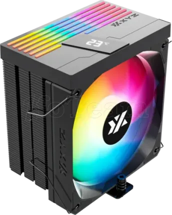 Photo de Ventilateur pour processeur XYZ THERMAX 6 PULSAR ARGB (Noir)