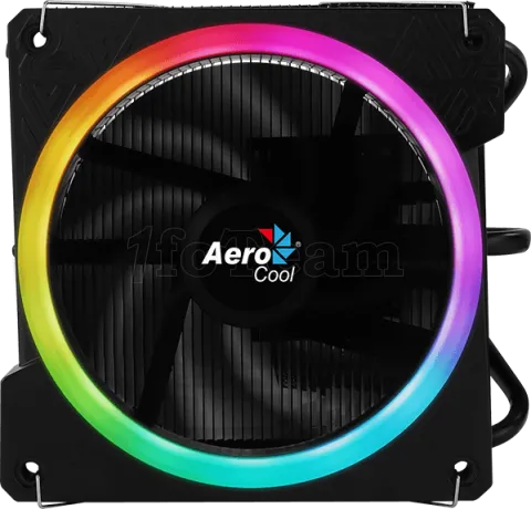 Photo de Ventilateur processeur AeroCool Cylon 3 PWM RGB (Noir)
