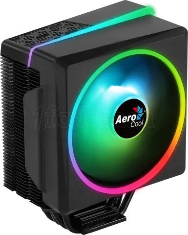 Photo de Ventilateur processeur AeroCool Cylon 4F RGB (Noir)