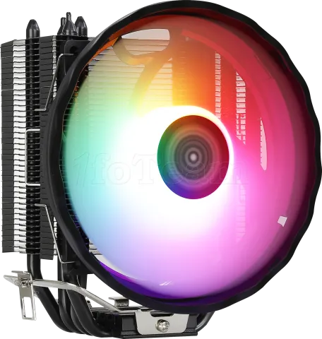 Photo de Ventilateur processeur AeroCool Rave 4 RGB (Noir)