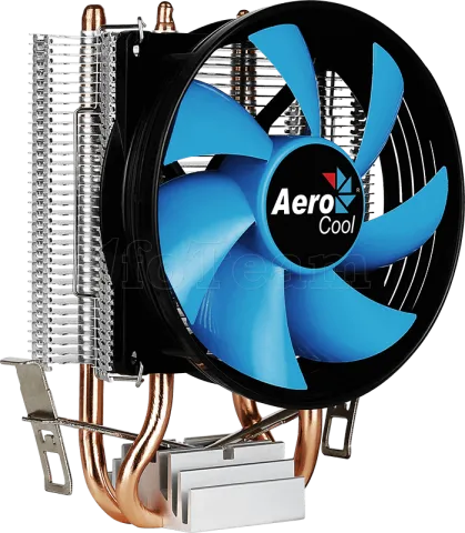 Photo de Ventilateur processeur AeroCool Verkho 2 (Noir/Bleu)