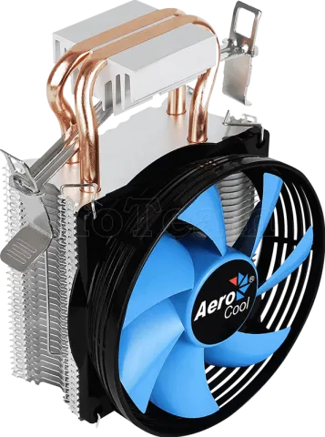 Photo de Ventilateur processeur AeroCool Verkho 2 (Noir/Bleu)