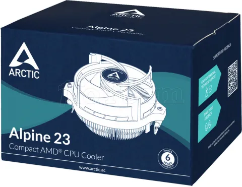 Photo de Ventilateur processeur Arctic Alpine 23 (Noir)