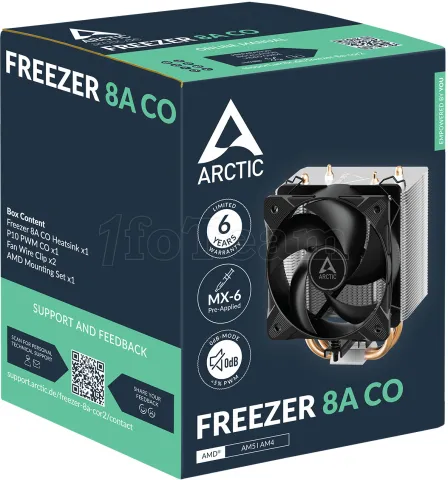 Photo de Ventilateur processeur Arctic Freezer 8A Continuous Operation (Noir)