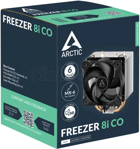 Photo de Ventilateur processeur Arctic Freezer 8i Continuous Operation (Noir)