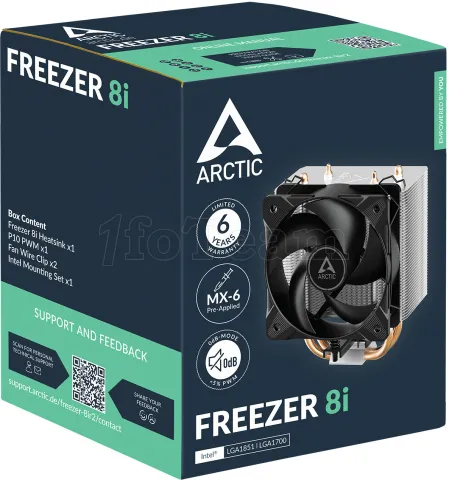 Photo de Ventilateur processeur Arctic Freezer 8i (Noir)