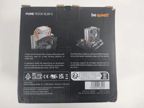 Photo de Ventilateur processeur be quiet! Pure Rock Slim 2 - ID 221406