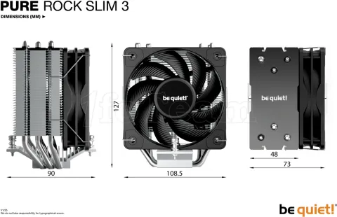 Photo de Ventilateur processeur be quiet! Pure Rock Slim 3