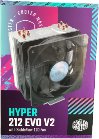 Photo de Ventilateur processeur Cooler Master Hyper 212 Evo V2 (Noir)