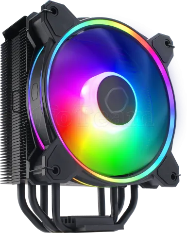 Photo de Ventilateur processeur Cooler Master Hyper 212 Halo Black RGB (Noir)