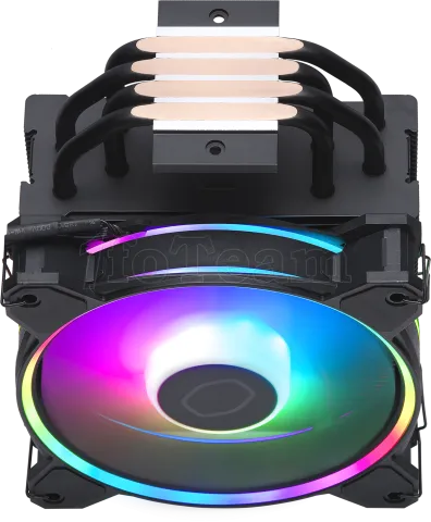 Photo de Ventilateur processeur Cooler Master Hyper 212 Halo Black RGB (Noir)