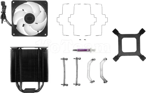 Photo de Ventilateur processeur Cooler Master Hyper 212 Pro RGB (Noir)