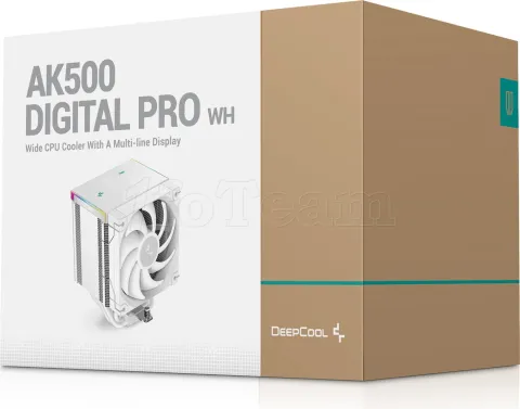 Photo de Ventilateur processeur DeepCool AK500 Digital Pro RGB (Blanc)