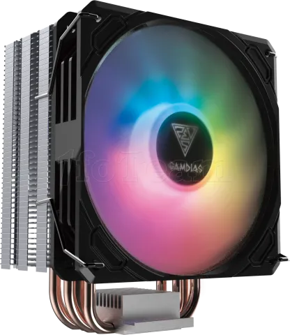 Photo de Ventilateur processeur Gamdias Boreas E1-410 RGB (Noir)