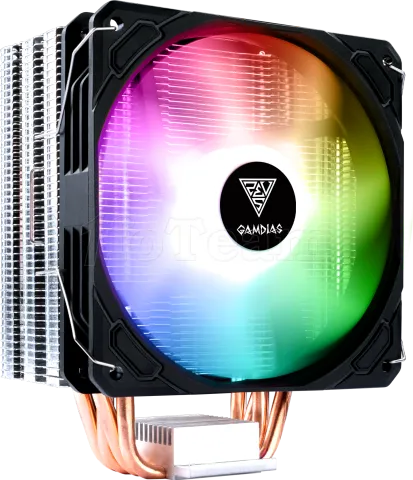 Photo de Ventilateur processeur Gamdias Boreas E1-410 RGB (Noir)