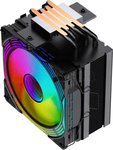 Photo de Ventilateur processeur Gamemax Ice force RGB (Noir)