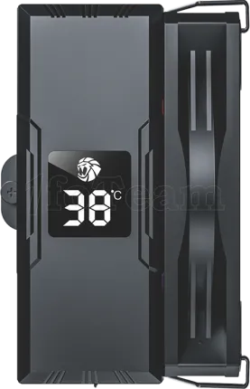 Photo de Ventilateur processeur Gamemax Sigma 520 Digital RGB (Noir)