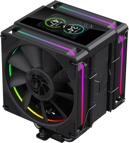 Photo de Ventilateur processeur Gamemax Sigma 620 LCD RGB (Noir)