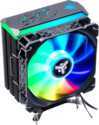 Photo de Ventilateur processeur iTek ICY-4HLA RGB (Noir)