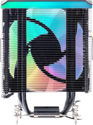Photo de Ventilateur processeur iTek ICY-4HLA RGB (Noir)