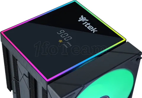 Photo de Ventilateur processeur iTek ICY-6HATP RGB (Noir)