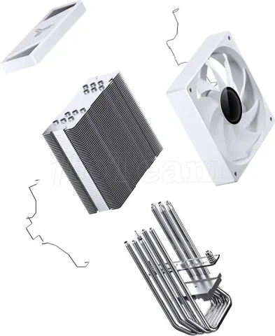 Photo de Ventilateur processeur Jonsbo CR-1000V3 Pro RGB (Blanc)