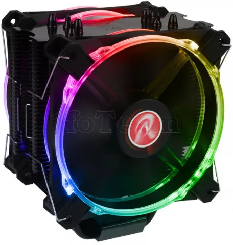 Photo de Ventilateur processeur Raijintek Leto Pro RGB (Noir)