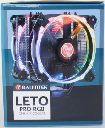 Photo de Ventilateur processeur Raijintek Leto Pro RGB (Noir)
