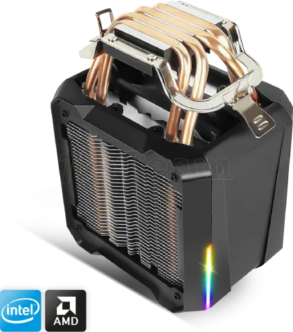 Photo de Ventilateur processeur Spirit of Gamer AirCooler Pro RGB (Noir)