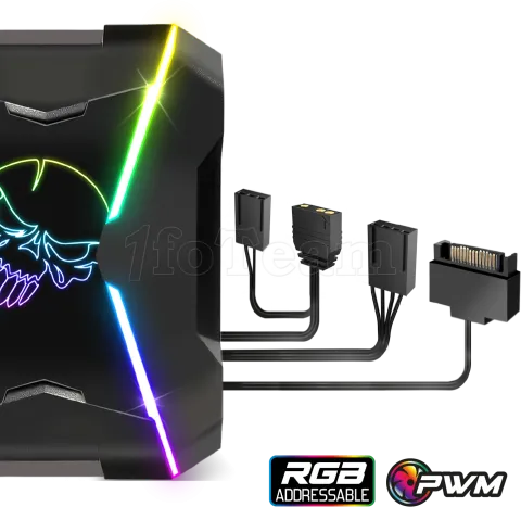 Photo de Ventilateur processeur Spirit of Gamer AirCooler Pro RGB (Noir)