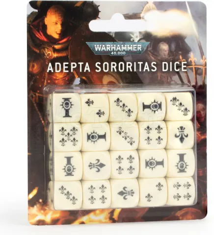 Photo de Warhammer 40k - Adepta Sororitas Dice Set