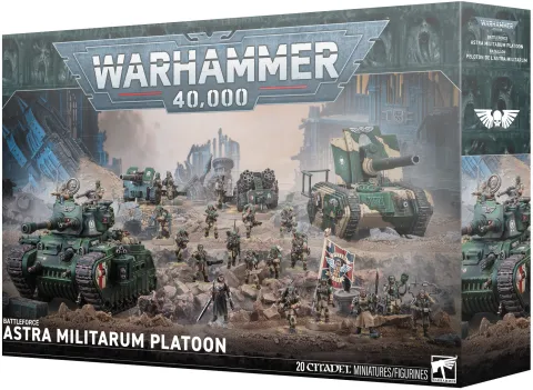 Photo de Warhammer 40k - Bataillon Peloton de L'Astra Militarum