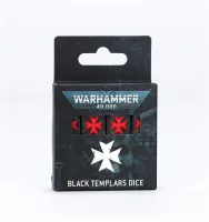 Photo de Warhammer 40k - Black Templars Dice Set (2025)