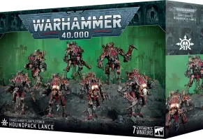 Photo de Warhammer 40k -  Chaos Knights Battleforce Lance de Meute Ecumante