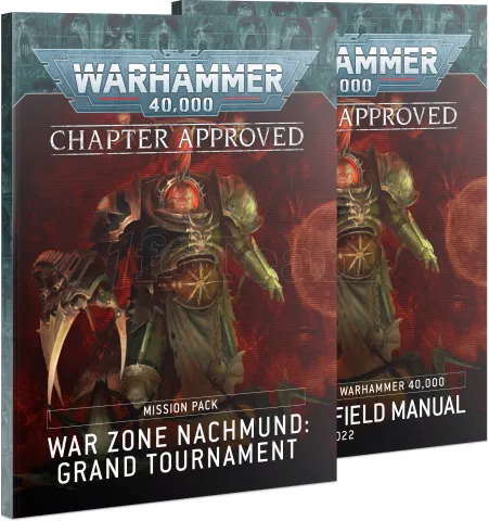 Photo de Warhammer 40k - Chapter Approved : Pack de Missions de Grand Tournoi Zone de Guerre Nachmund et Inventaire du Munitorum 2022 (Fr)
