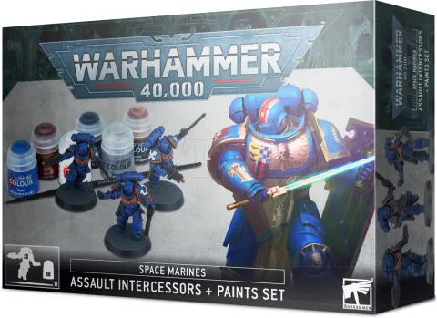 Photo de Warhammer 40k - Citadel Space Marines Paint Set