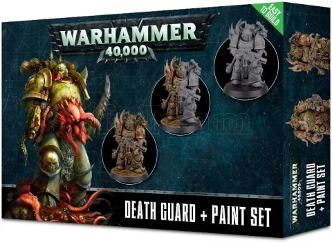 Photo de Warhammer 40k - Death Guard Paint Set