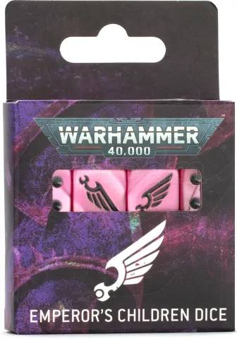 Photo de Warhammer 40k - Emperor's Children Dice Set (2025)