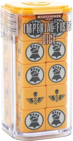 Photo de Warhammer 40k - Imperial Fists Dice Set