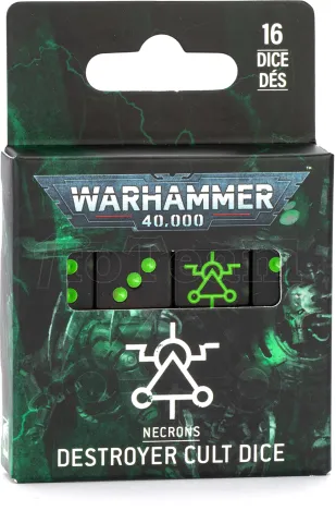 Photo de Warhammer 40k - Necron Destroyer Cult Dice Set