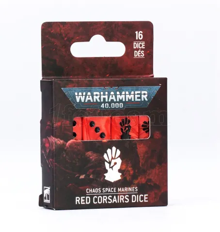 Photo de Warhammer 40k - SMC Red Corsairs Dice Set