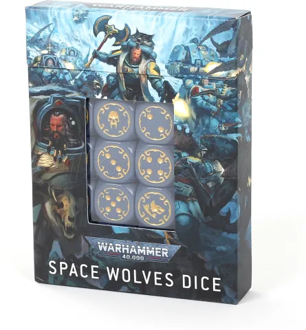Photo de Warhammer 40k - Space Wolves Dice Set