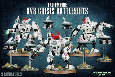 Photo de Warhammer 40k - T'au Empire XV8 Crisis Battlesuit Team