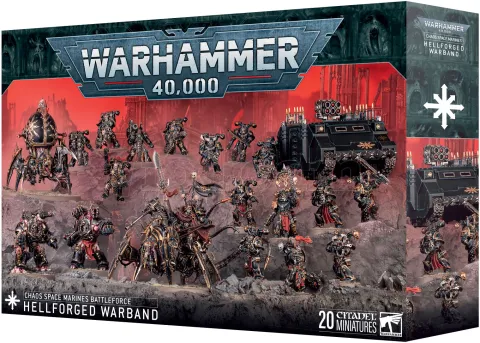 Photo de Warhammer AoS - Battleforce Noel 2025 Chaos Space Marines : Bande Infernale
