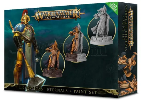 Photo de Warhammer AoS - Citadel Stormcast Eternals Paint Set