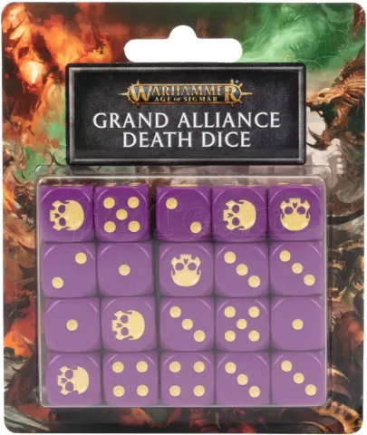 Photo de Warhammer AoS - Grande Alliance de la Mort Dice Set