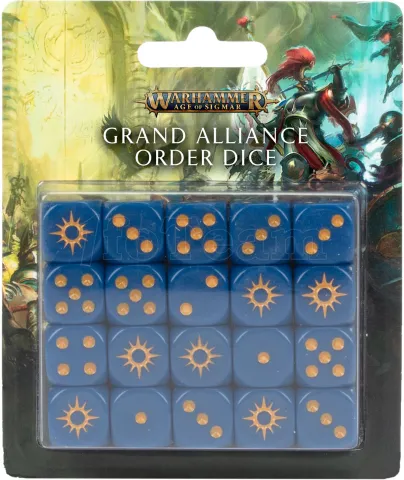 Photo de Warhammer AoS - Grande Alliance de l'Ordre Dice Set