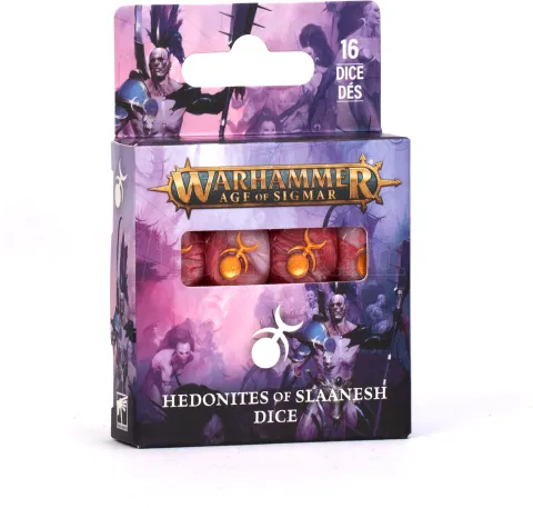 Photo de Warhammer AoS - Hedonites of Slaanesh Dice Set (V.4)